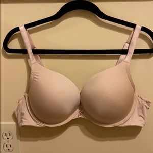 Nude push-up plunge bra